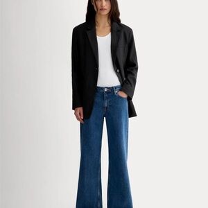 Everlane The Oversized Blazer - Wool / Black
